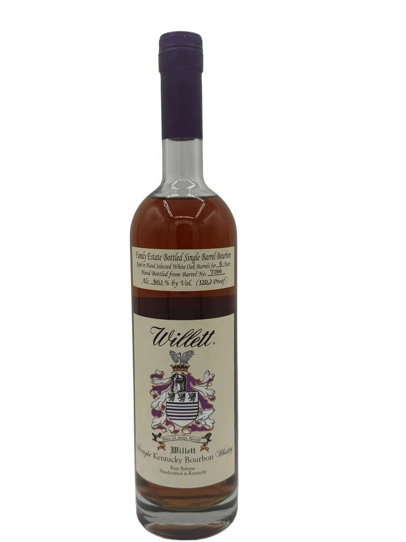 Willett Family Estate Single Barrel Bourbon 6 Year Old #7266 120.2 Proof