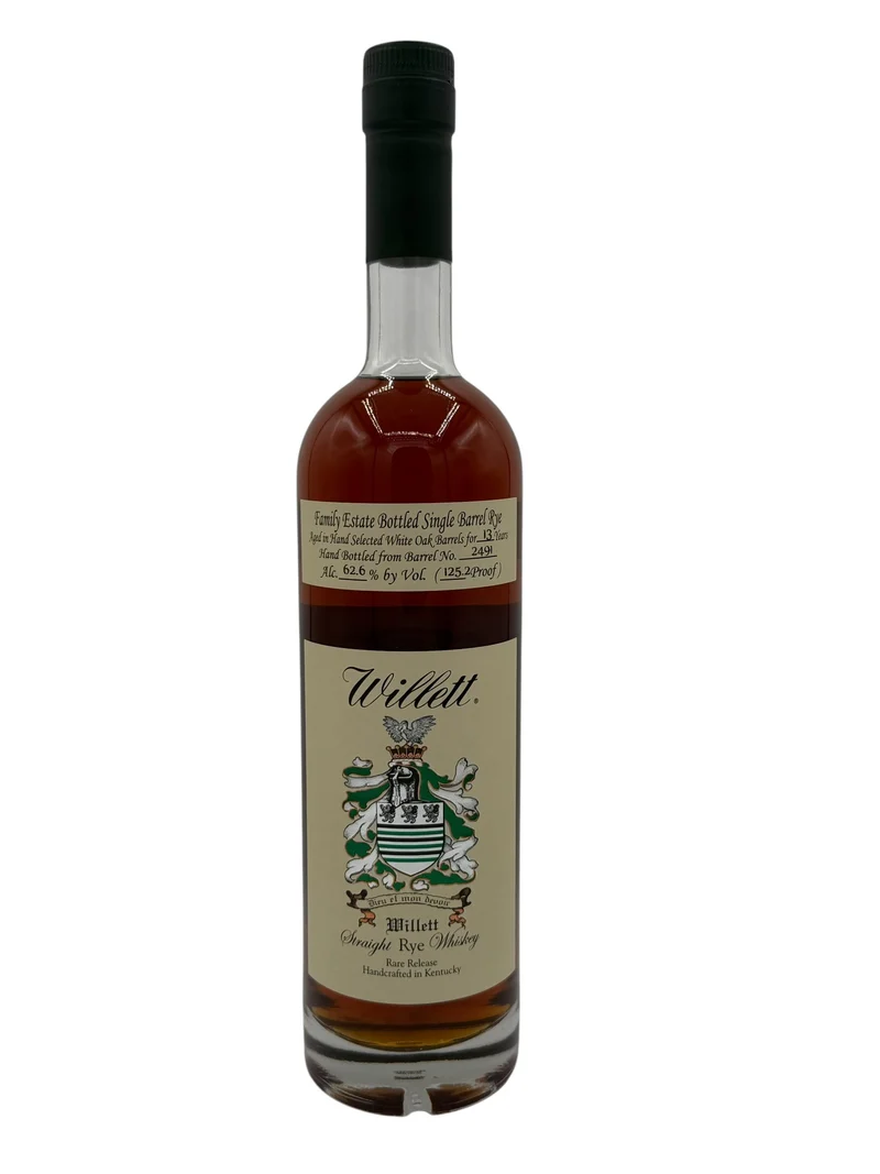 Willett Family Estate 13 Year Single Barrel Rye #2491 125.2 Proof (WILLET 90 YEARS)