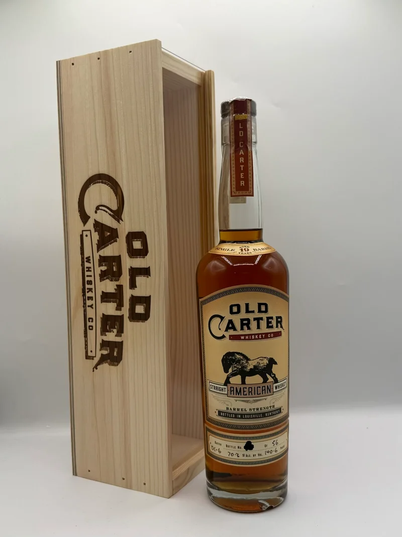 Old Carter American OC-6 W/Box 19 Year Single Barrel 140.6 Proof