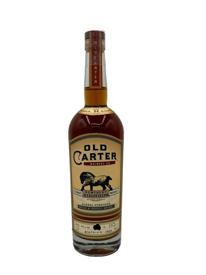 Old Carter Bourbon Whiskey #21 14 Year Single Barrel 123.2 Proof