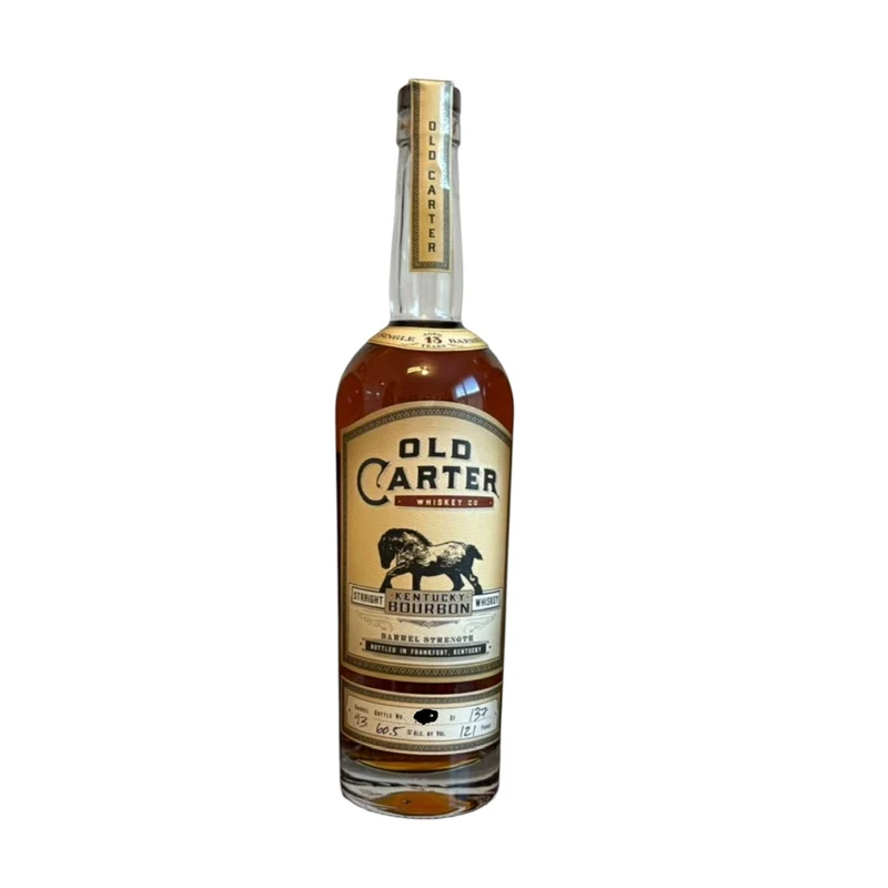 Old Carter Bourbon Whiskey #93 13 Year Single Barrel 121 Proof