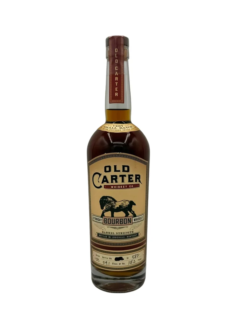 Old Carter Bourbon Whiskey Batch 1-DC 118.2 Proof