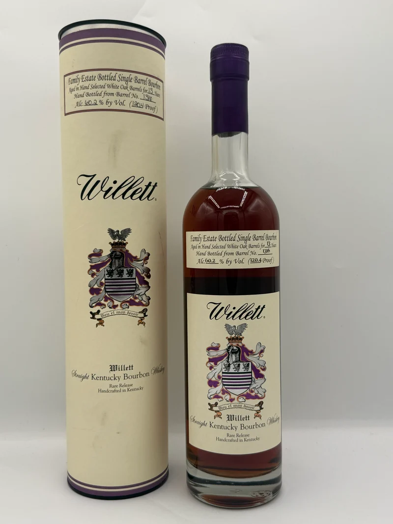 Willett Family Estate Single Barrel Bourbon 13 Year Old #1316 120.4 Proof
