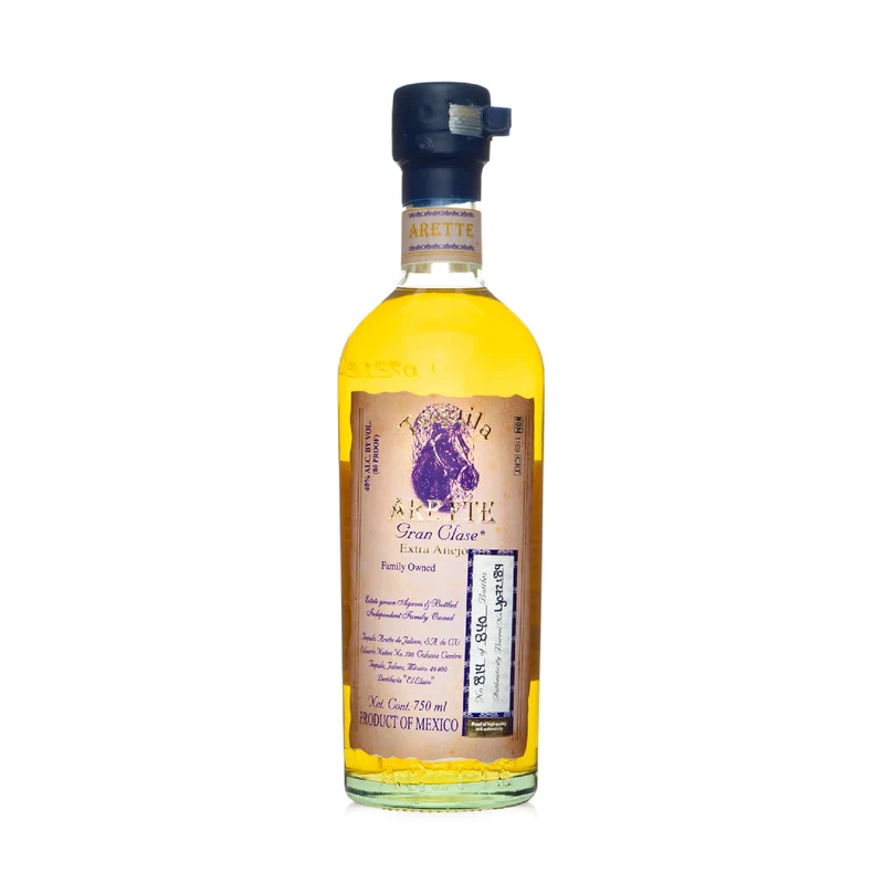 Tequila Arette Artesanal Gran Clase Extra Anejo
