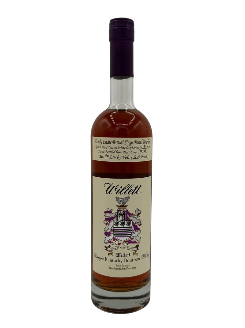 Willett Family Estate Single Barrel Bourbon 11 Year Old #9536 121.4 Proof (Sourced)