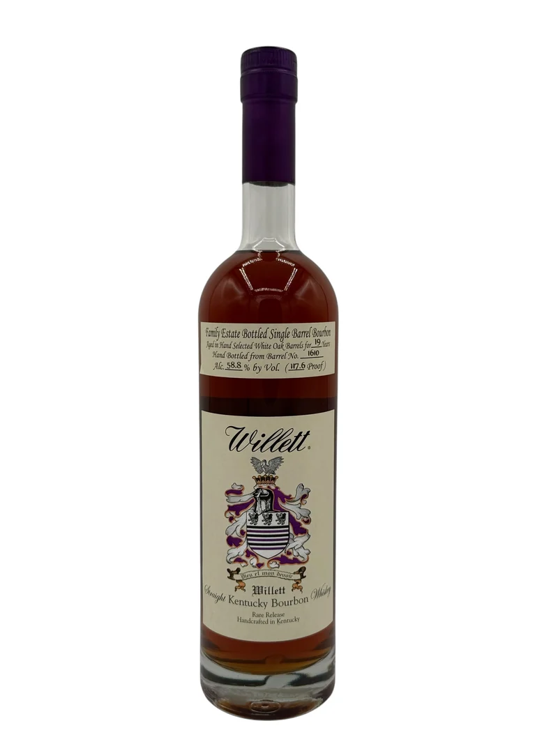 Willett Family Estate Single Barrel Bourbon 19 Year Old #1610 117.6 Proof (Sourced)