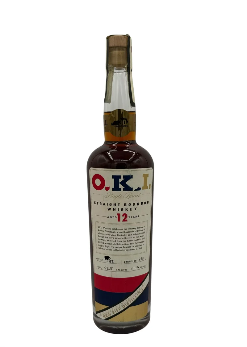 O.K.I. 12 Year Single Barrel Bourbon #151 111.6 Proof (Liquor Barn)