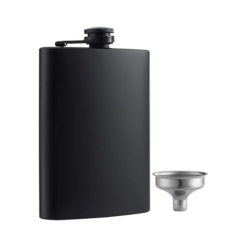 Flask for Liquor Matte 8 Oz Stainless Steel