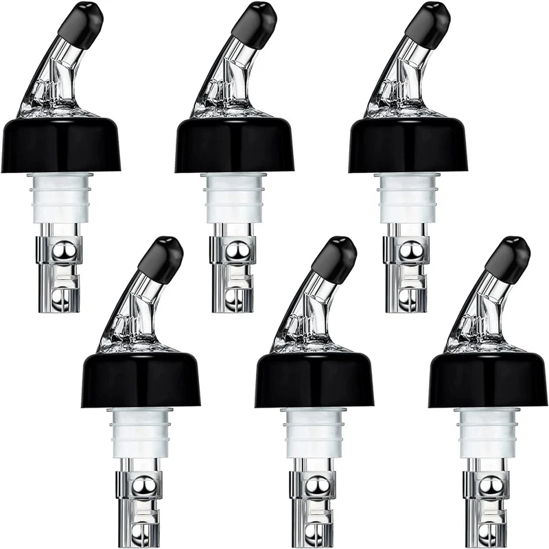 Automatic Measured Bottle Pourer Spout Bottle Pourer 6 Pieces