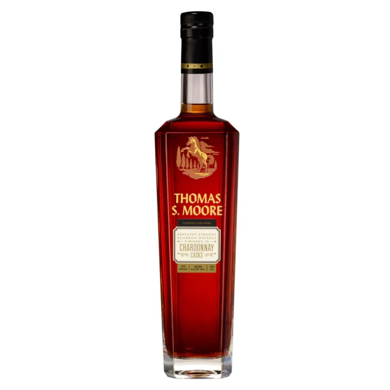 Thomas S. Moore Straight Bourbon Extended Cask Finish Chardonnay Casks Whiskey