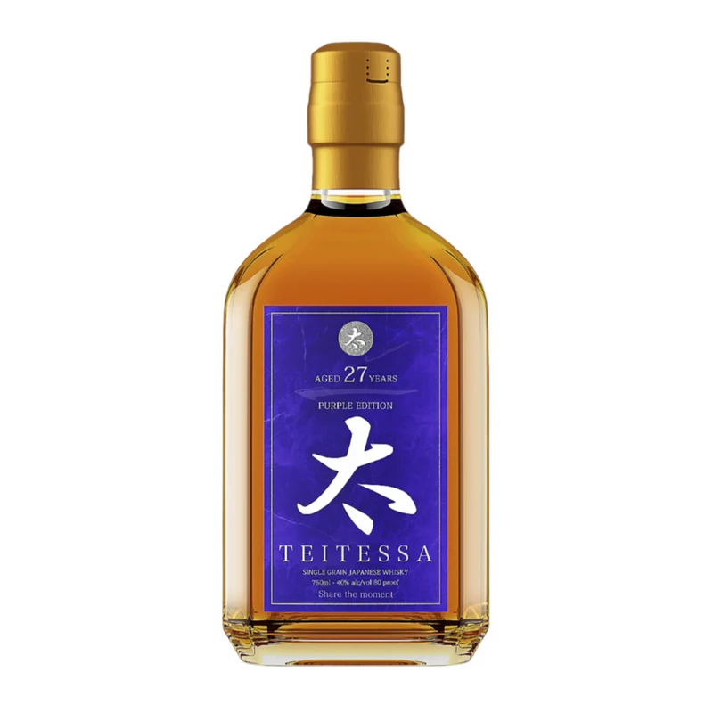Teitessa Single Grain Japanese Whiskey Purple Edition 27 Year