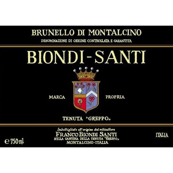 Biondi Santi Brunello Di Montalcino Sangiovese 750ml