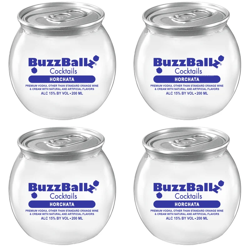 BuzzBallz Horchata Pre-Mixed Cocktails 4-Pack