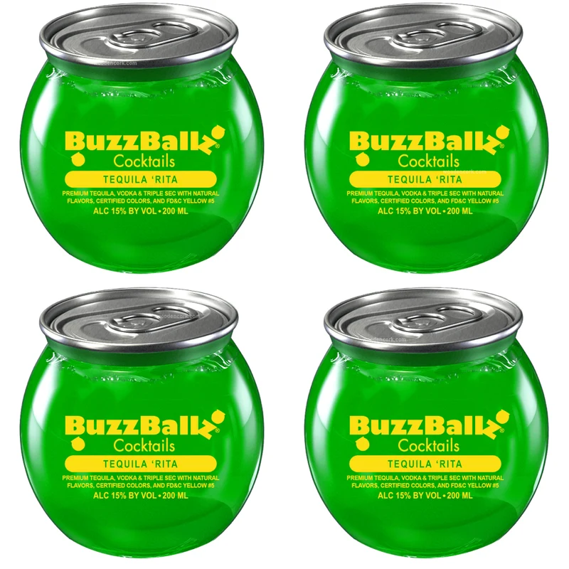 BuzzBallz Tequila 'Rita Pre-Mixed Cocktails 4-Pack