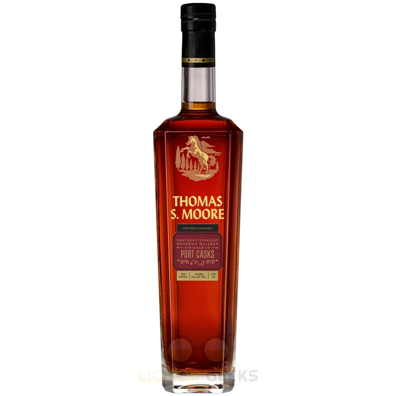Thomas S. Moore Straight Bourbon Extended Cask Finish Port Casks