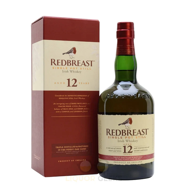 Redbreast Single Pot Still Irish Whiskey 12 Year