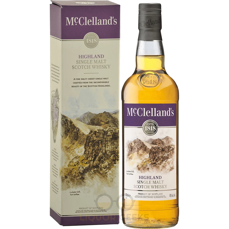 Mcclelland's Single Malt Scotch Highland Whiskey
