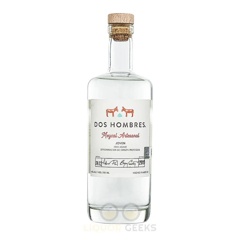 Dos Hombres Mezcal Artesanal Joven Espadin