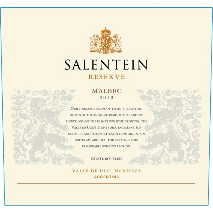 Salentein Valle De Uco Reserve Malbec 750ml