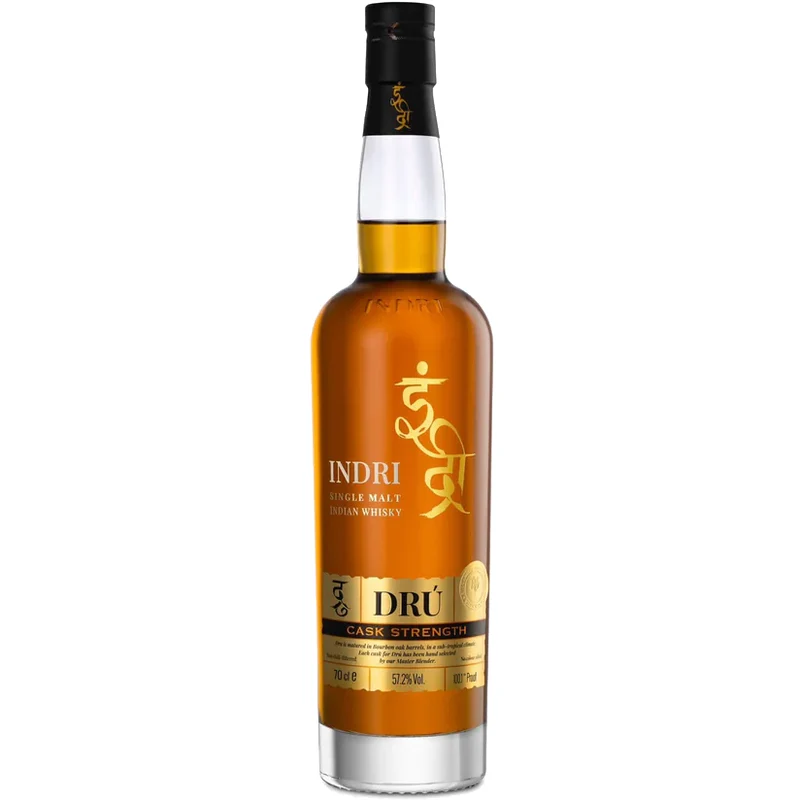 Indri Whiskey Dru Single Malt Cask Strength India 750ml