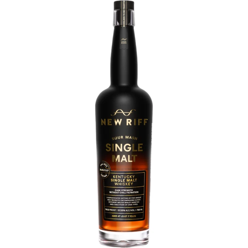 New Riff Distilling Sour Mash Single Malt Kentucky Whiskey