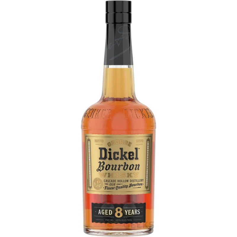 George Dickel Bourbon Handcrafted Small Batch 8 Years Old Whiskey