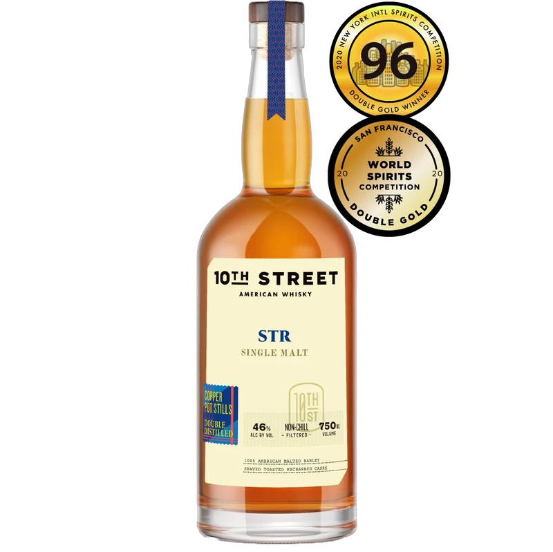 10th Street Distillery Straight American Single Malt Whiskey