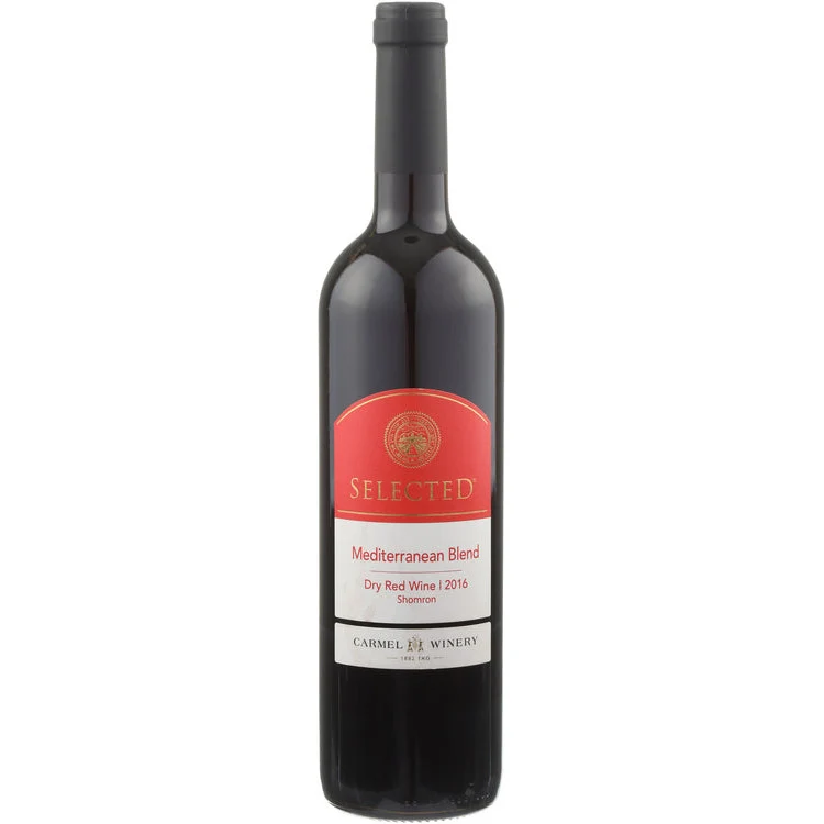 Carmel Winery Red Wine Mediterranean Blend Selected Shomron