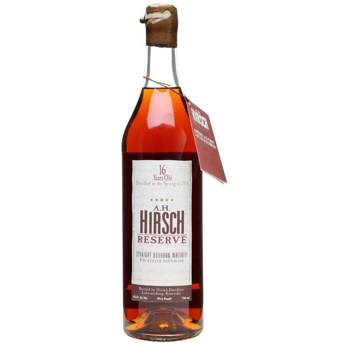 A.H. Hirsch 1974 Reserve 16 Year Old GOLD WAX (MINT WAX) Straight Bourbon