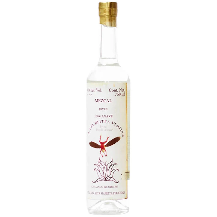 Pierde Almas Mezcal Joven Maguey Espadin La Puritita Verda