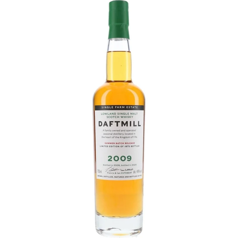Daftmill Single Malt Scotch Summer Batch Release 2009 11 Year Single Farm Estate