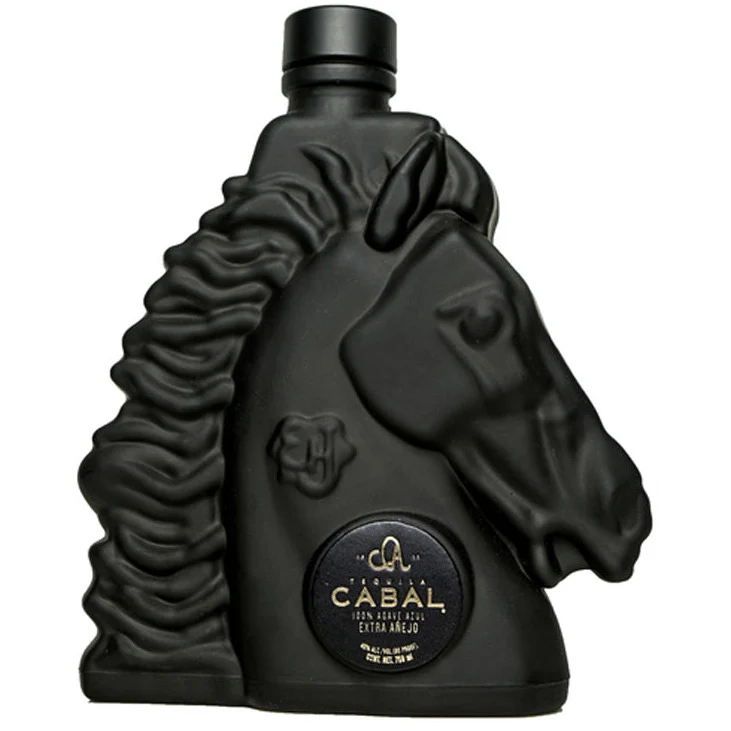 Tequila Cabal Extra Añejo Limited Edition Horse Head Bottle