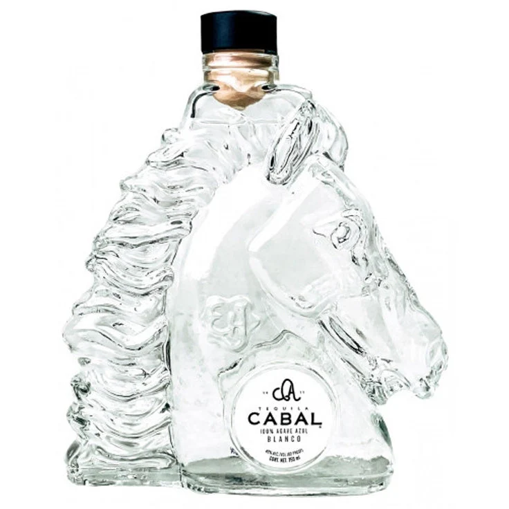 Tequila Cabal Blanco Limited Edition Horse Head Bottle