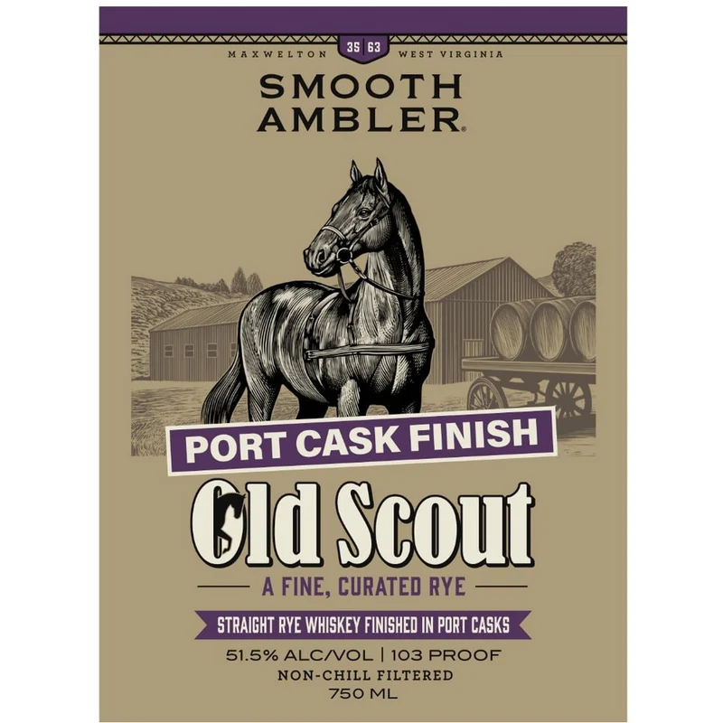 Smooth Ambler Old Scout Port Cask Finished Straight Rye