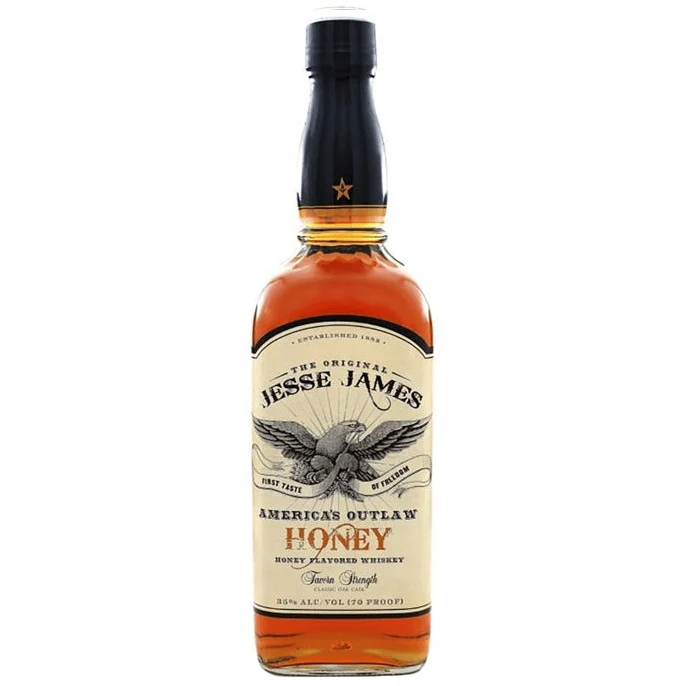 Jesse James America's Outlaw Honey Flavored Whiskey
