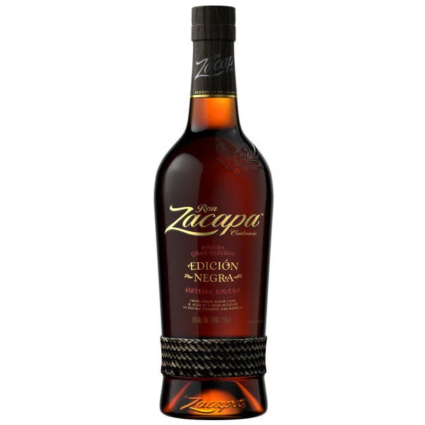 Ron Zacapa Aged Rum Centenario Edicion Negra Solera Gran Reserva
