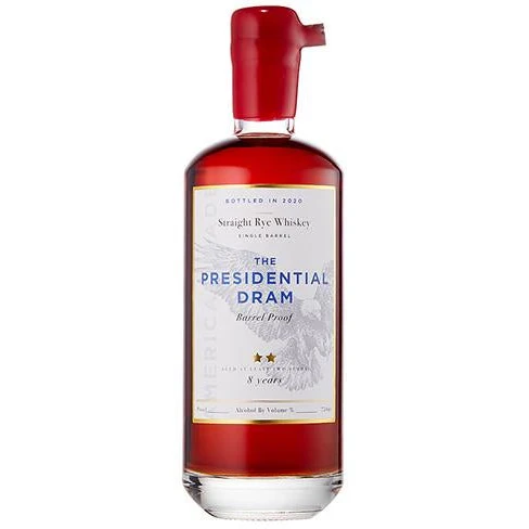 The Presidential Dram 8 Year Rye Whiskey