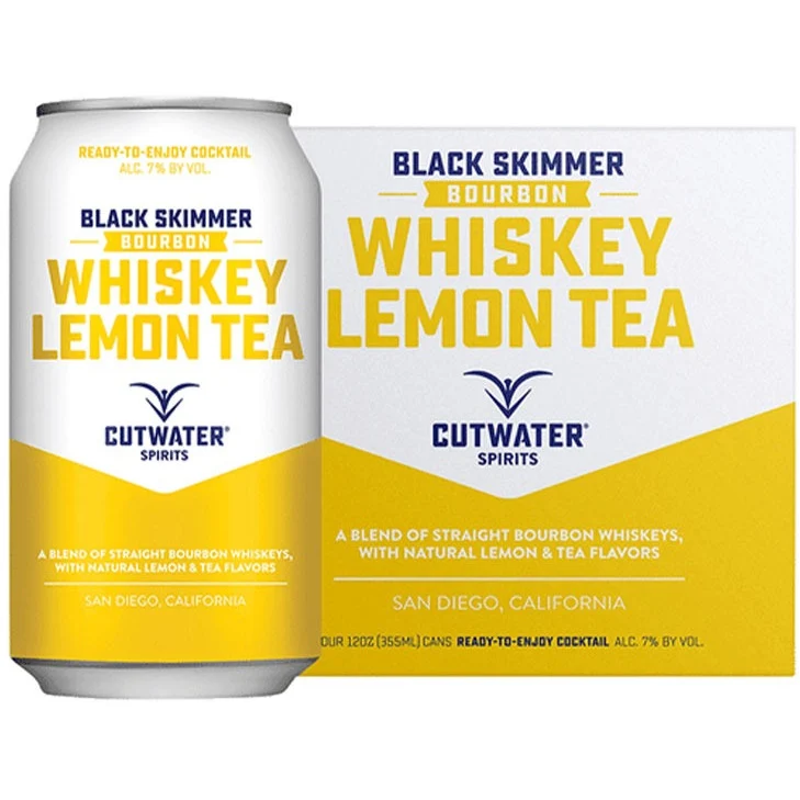 Cutwater Black Skimmer Whiskey Lemontea Canned Cocktail