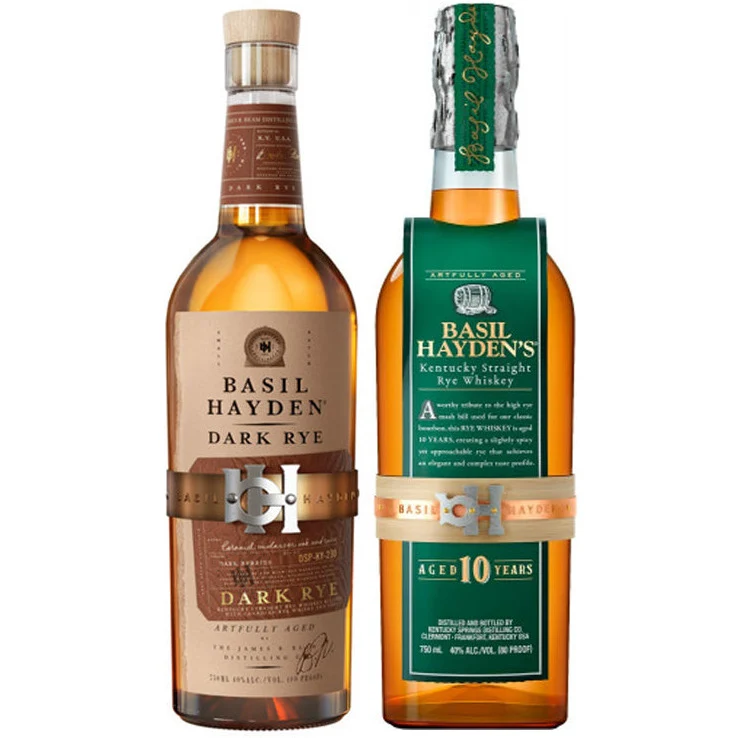 Basil Hayden Dark Rye & 10 Year Rye Bundle