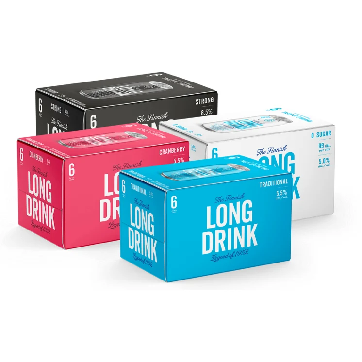 The Finnish Long Drink Company Variety Pack 4x6pk