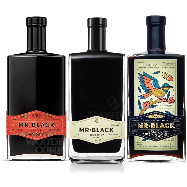 Mr. Black Cold Brew & Single Origin Ethopia Coffee Liqueur & Amaro Bundle