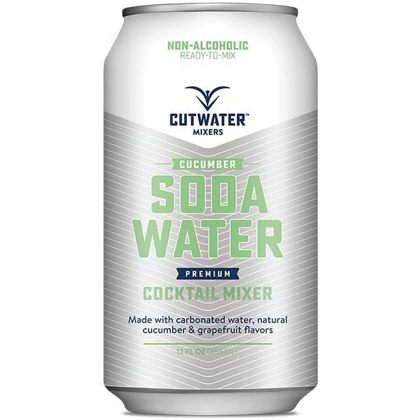 Cutwater Spirits Cucumber Soda Water Mixer 4pk