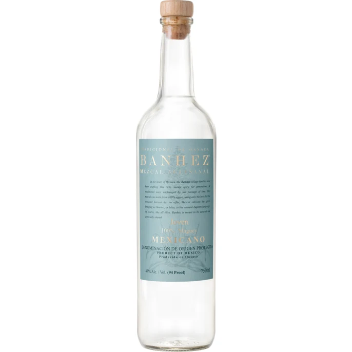Banhez Mexicano Joven Mezcal Mezcal Artesanal 100% Maguey