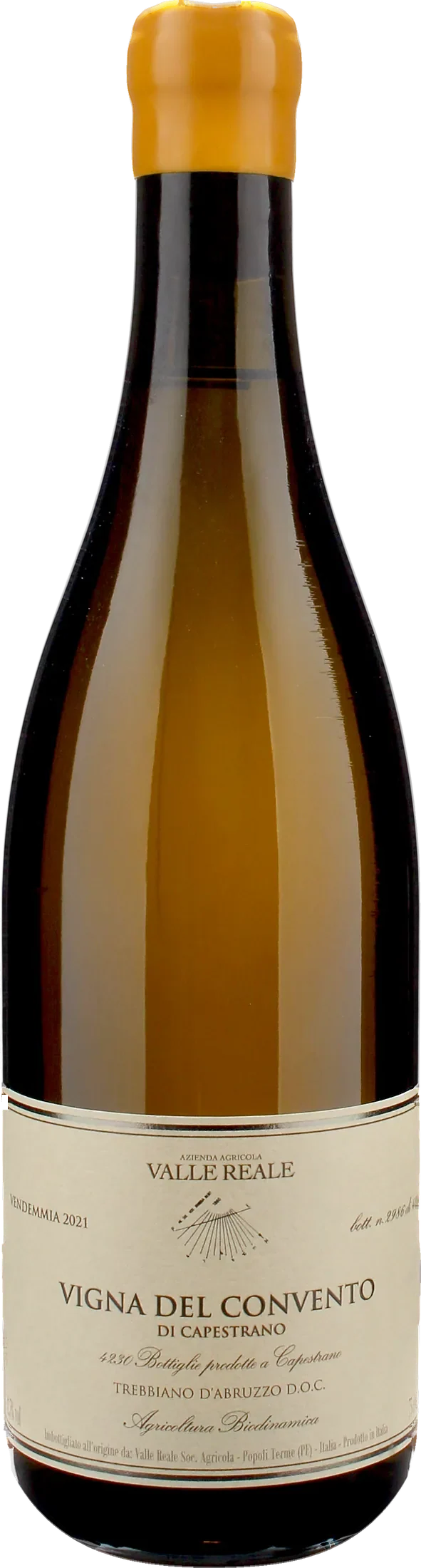 Valle Reale Trebbiano d'Abruzzo Vigna del Convento di Capestrano 2021
