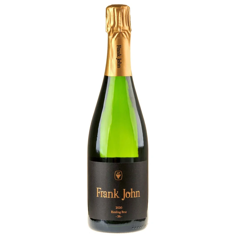 Frank John Riesling Brut min. 36 Mon. Hefelager Bio 2020 white