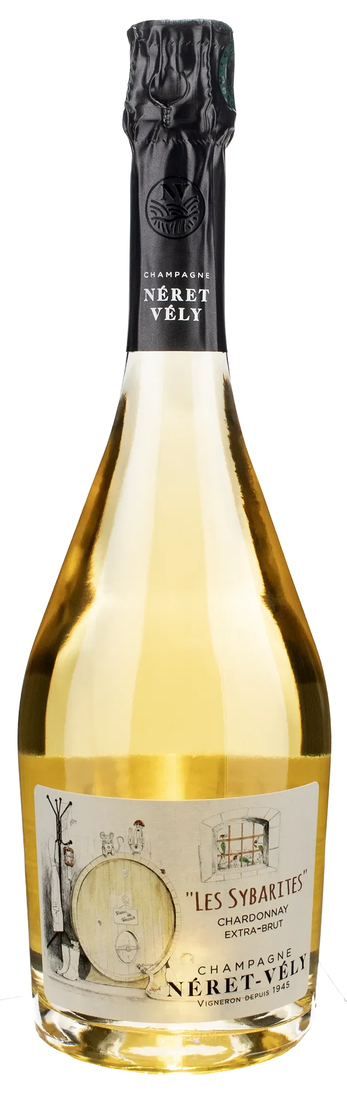 Neret Vely Champagne Blanc de Blancs Les Sybarites Extra Brut