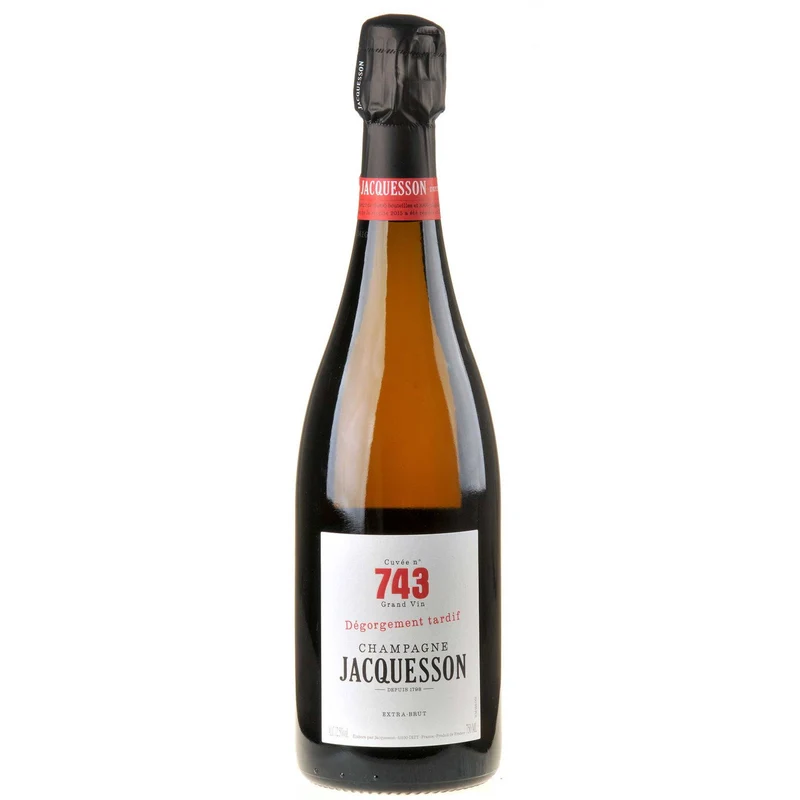 Jacquesson Champagne Extra-Brut Cuvée N°743 Dégorgement Tardif white