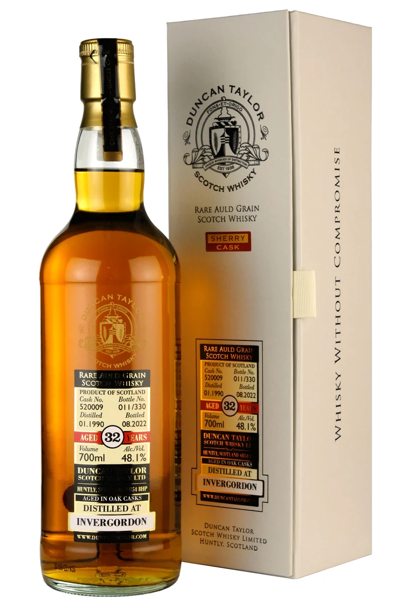 Invergordon 1990-2022 | 32 Year Old Duncan Taylor Rare Auld Cask Single Cask 520009