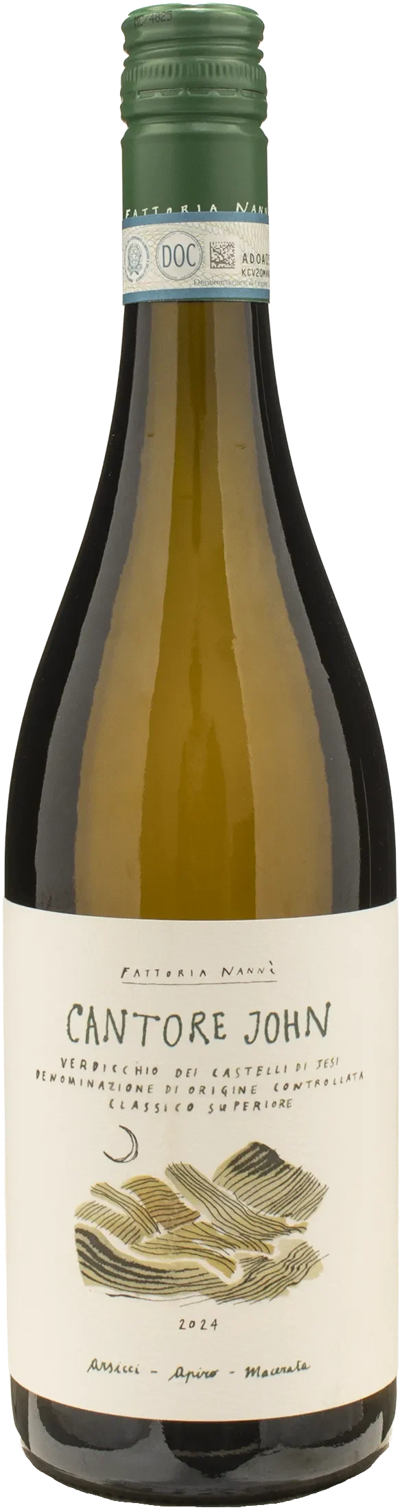Fattoria Nanni Verdicchio dei Castelli di Jesi Classico Superiore Cantore John 2024