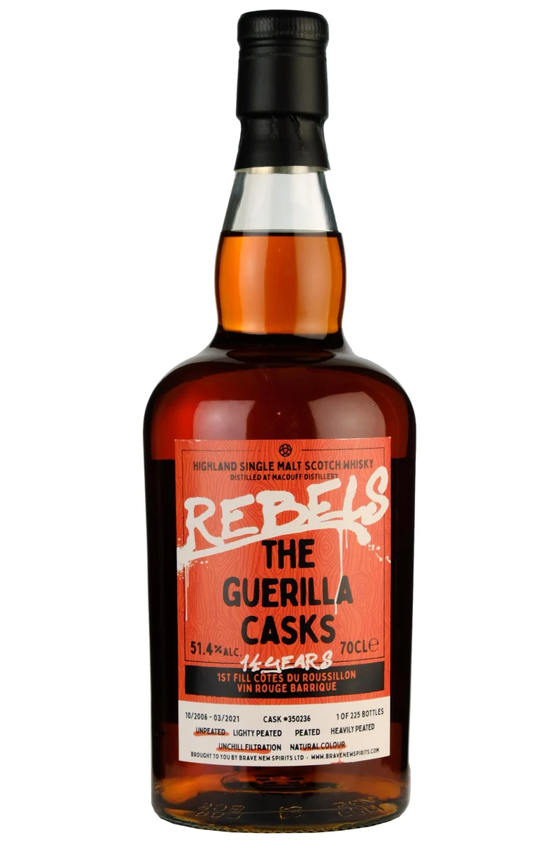 Macduff 2006-2021 | 14 Year Old Brave New Spirits Rebels The Guerilla Casks